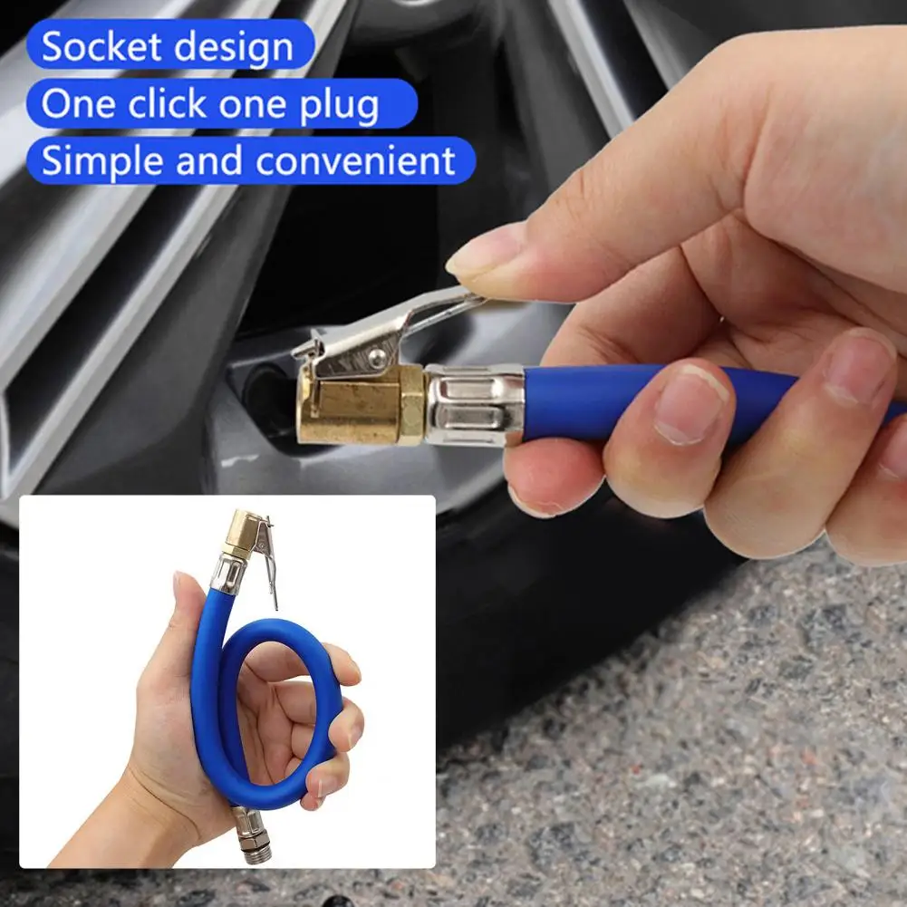 

Useful Wear-resistant Lightweight Air Compressor Tire Inflator Hose Extension Tube Rubber Air Inflator Hose for Home