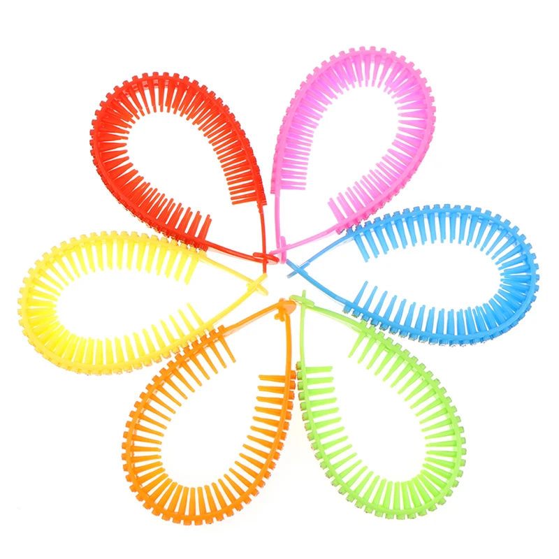 

5-12pc Girls Bands Gum With Hook Easy Thick Curly Hair Styling Tool Bun Maker Accessories Elastic Clips Bows Hair Accessories