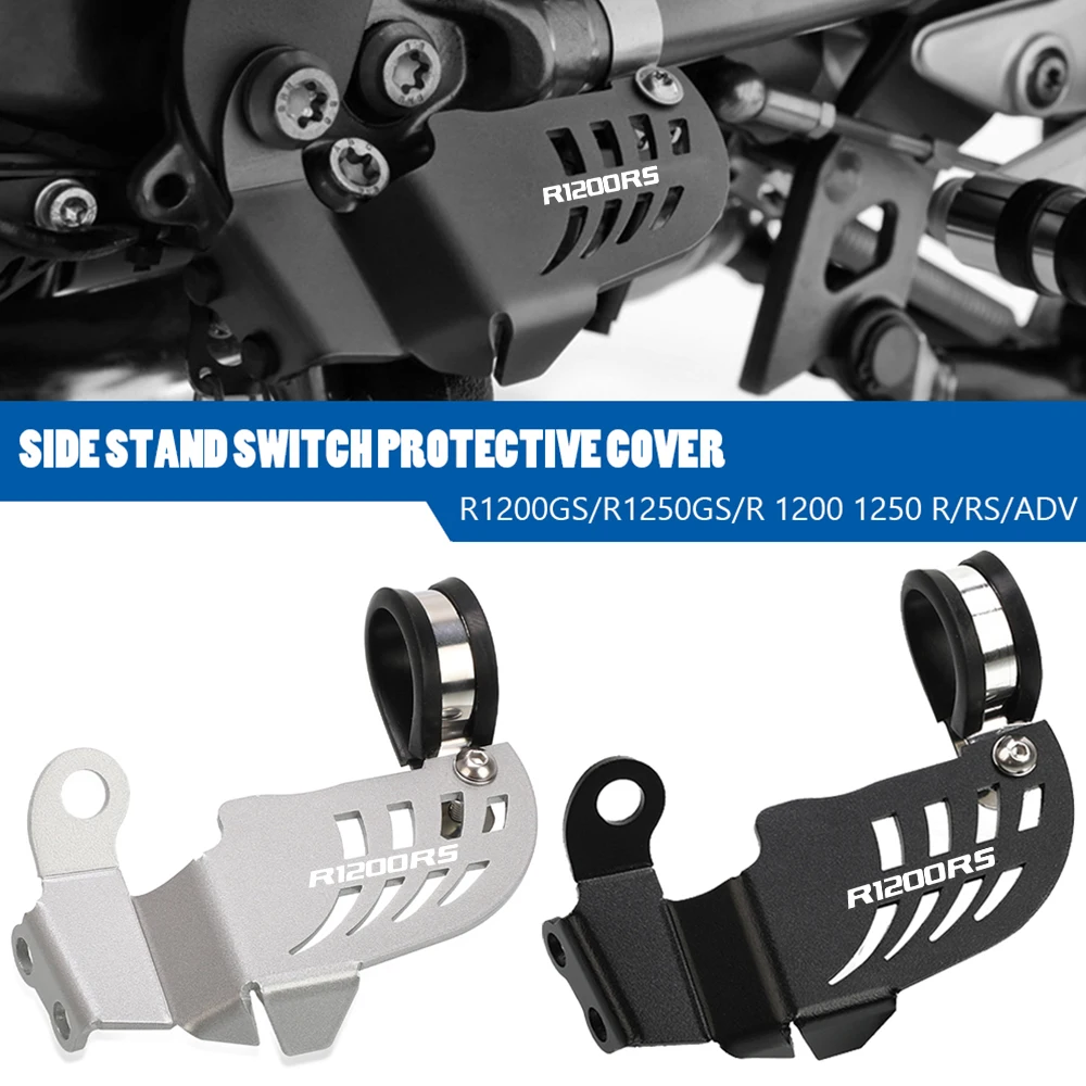 

Motorcycle Accessories For BMW R1200RS R 1200 RS R1200 RS R 1200RS Protector Guard Side Stand SideStand Switch Protective Cover