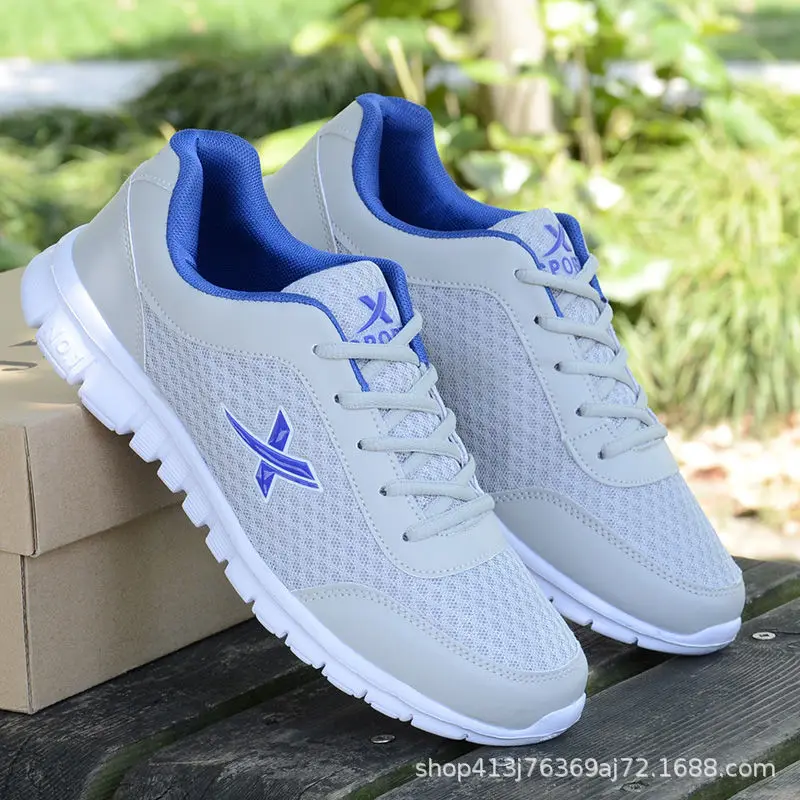 Men's shoes running shoes men's 2022 spring new casual shoes summer authentic mesh breathable sneakers