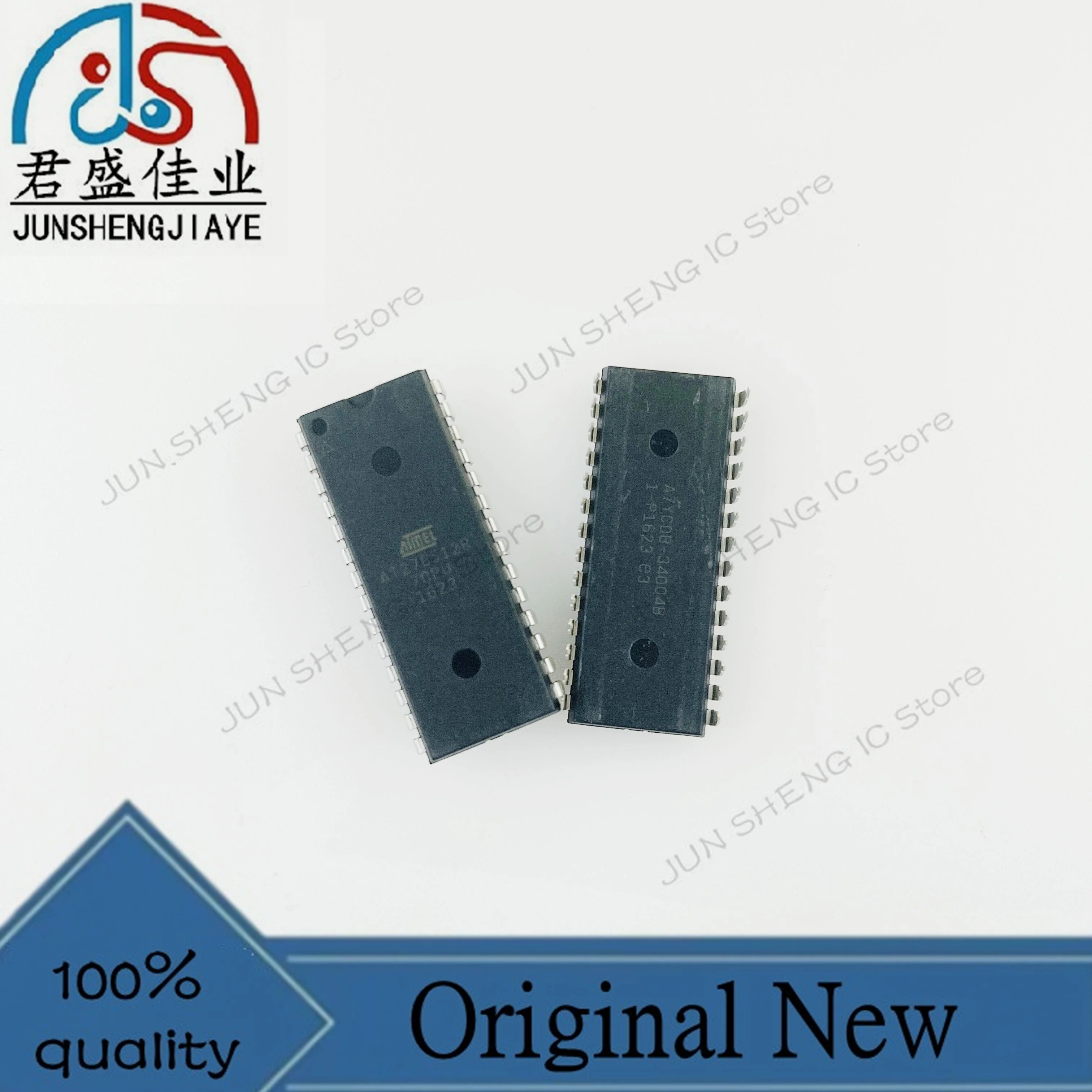 JUN SHENG IC Store/1 pieces /lot 100% new original IC AT27C512R-70PU One-time programmable read only memory Single chip computer