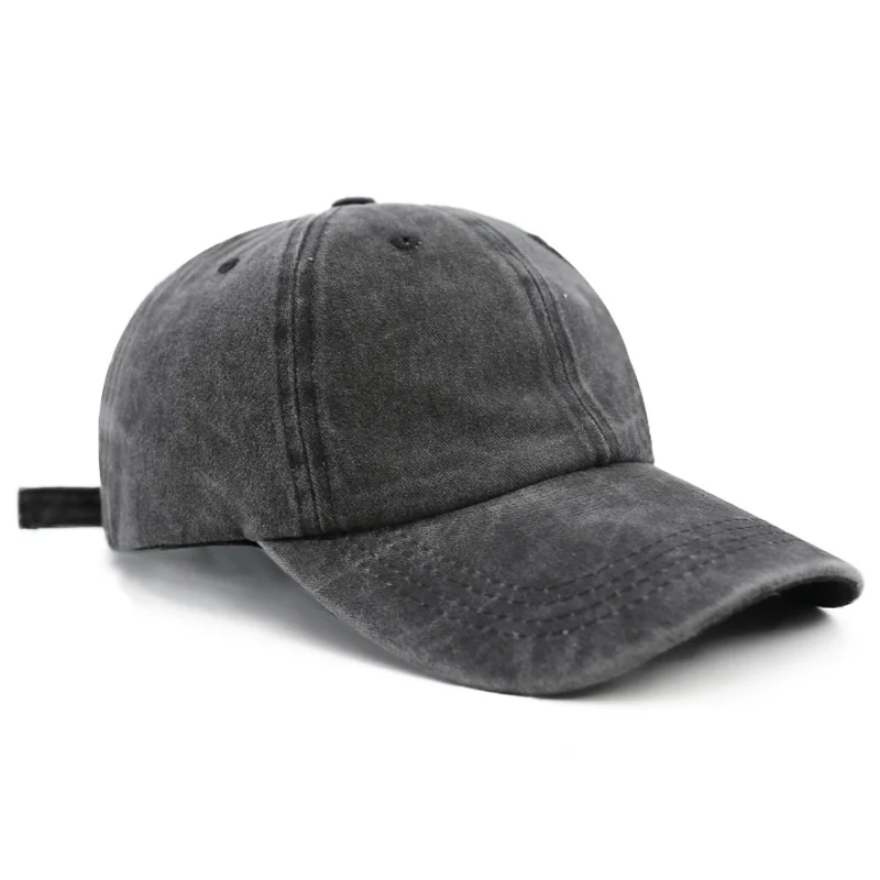 

Men's Washed Cotton Kpop Baseball Cap Unisex MultiColor Snapback Stitching Hip Hop Caps Women Autumn Outdoor Sun Visor Dad Hat