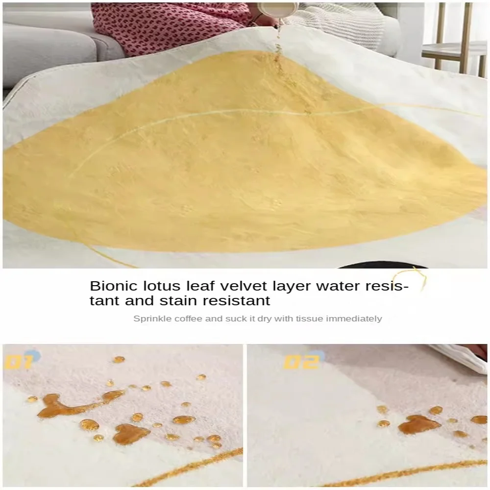 Минималистичный Ковер VIKAMA С Имитацией Кашемира - Современный Простой Журнальный