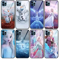 disney glass glass case for iphone 13 12 11 pro max 12pro xs max xr x 7 8 plus se 2020 mini case tempered back cover