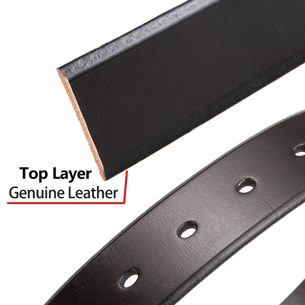 Ciartuar Men's Leather Belt Genuine Belts for Men Luxury Designer Brand Male Top Strap Mens Ceinture Gift |