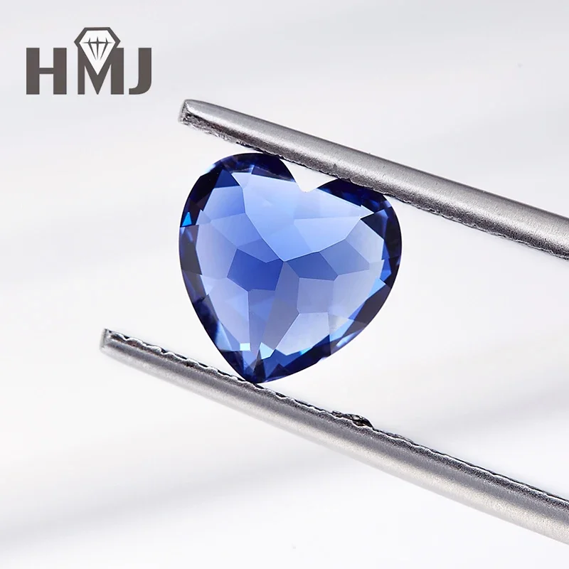 Высочайшее качество 100% настоящий королевский синий лабораторный сапфир