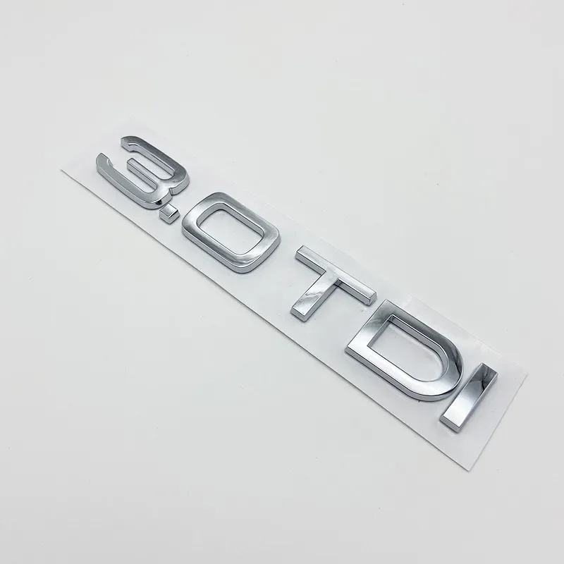Фото Эмблема-наклейка на багажник для Audi, глянцевая черная, 1.8T 2.0T 2.4 2.5 2.8 3.0T 3.2 3.6 4.2 A3 A4L A5 A6L A7 A8L Q3 Q5 Q7 №5