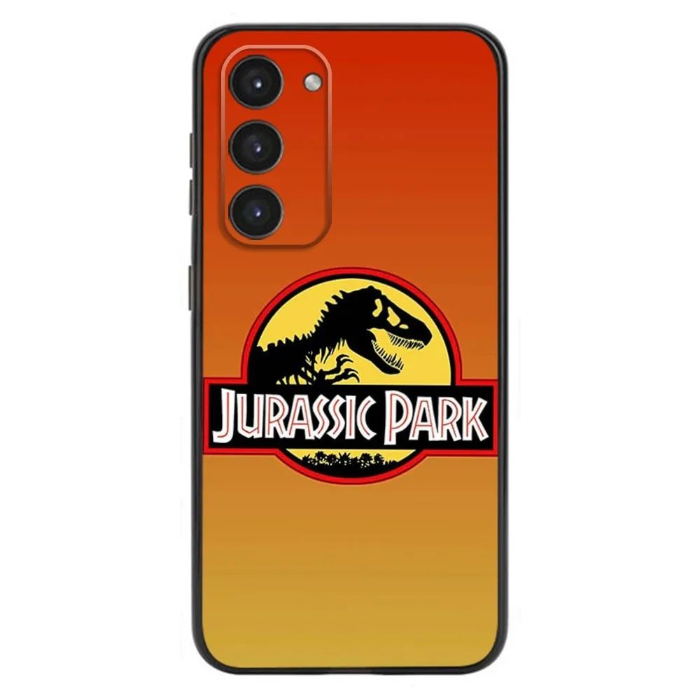 Чехол для телефона динозавр J-Jurassic Samsung Galaxy A20 A21s A22 A31 A32 A52 A53 A72 73 A80 A91 мягкий черный