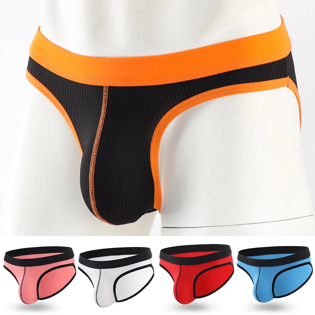 

Men's Briefs Sexy Plus Size Underwear High Elastic Breathable Pouch Panties Lingerie Shorts Trunks Quick Dry Bikini Slip Homme
