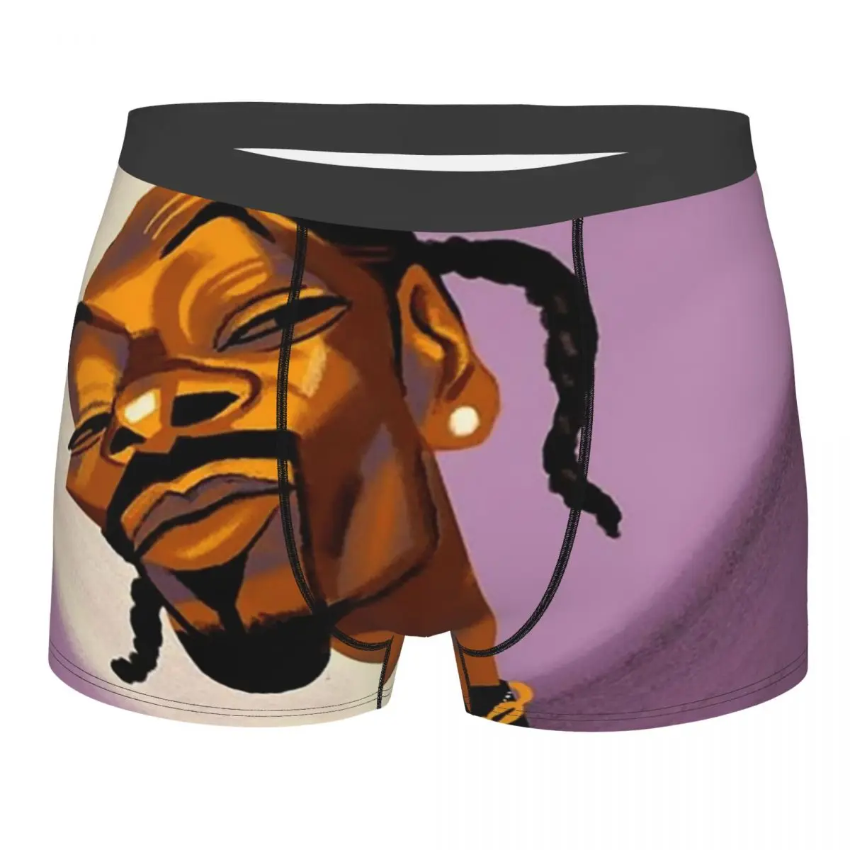 

Snoop Dogg сексуальное нижнее белье для пар, мужские сексуальные шорты-боксеры с принтом на заказ
