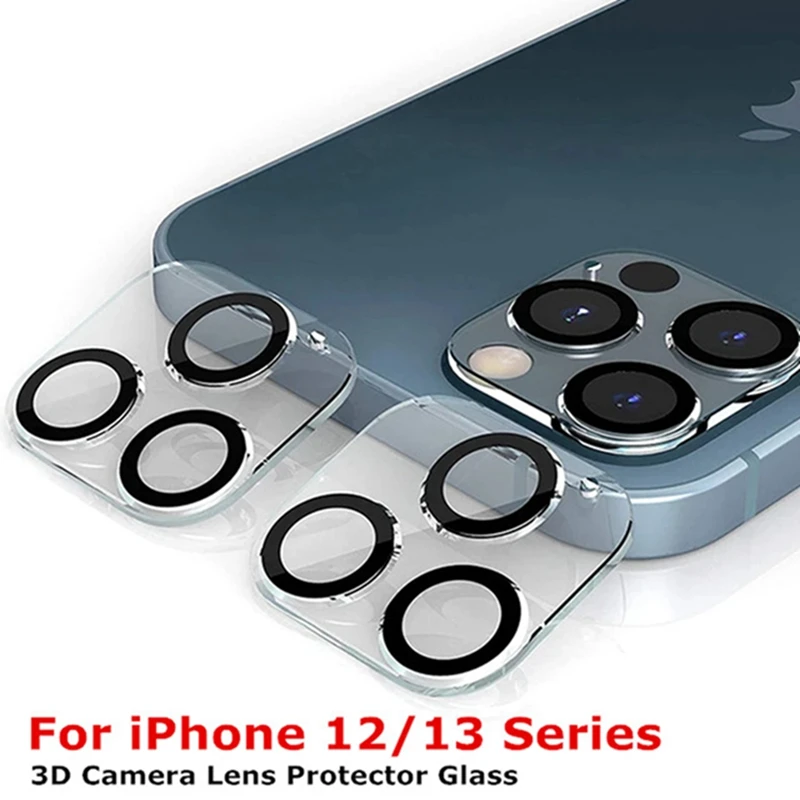 

For iPhone 13 Pro Max Camera Lens Tempered Glass Film Full Cover Screen Protector For iPhone 11 12pro 13pro max 13mini Lens Film