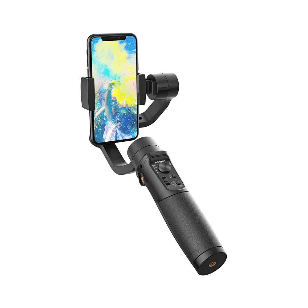 Tanie Hohem ISteady Mobile Plus Gimbal 3-Axis Handheld Stabilizator Dla Smartfonów Z Systemem Android I IPhone 13,12,11 PRO 2022 Ulepszona Wersja