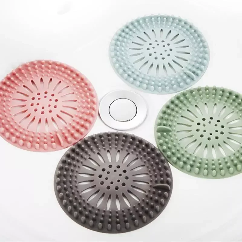 

NEW2022 1pc New High Quality Bathroom Kitchen Waste Sink Strainer Hair Filter Drain Net Catcher Cover-Stopper Kitchen Bathroom S