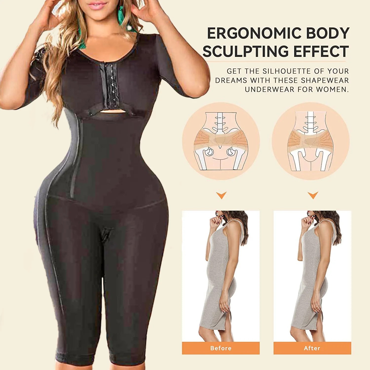 Shapewear Waist Trainer Body Shaper Women Fajas Colombianas Slimming Корсет Bodysuit Lenceria Femenina Corset Femme Skims Sexy