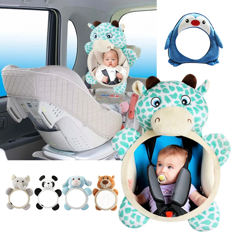 

View Back Seat Mirror Adjustable Cute Car Kids Monitor Universal Safe Baby Car Mirror For Kids Child Toddler