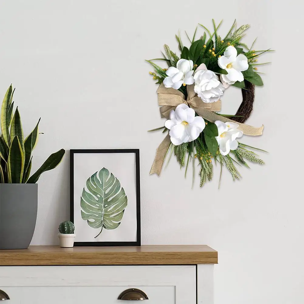 

Пасхальный крест, венок с бантом из ротанга, кольцо-гирлянда, подвесное украшение для дома, входная дверь, украшение для сада, художественные подарки S3J2