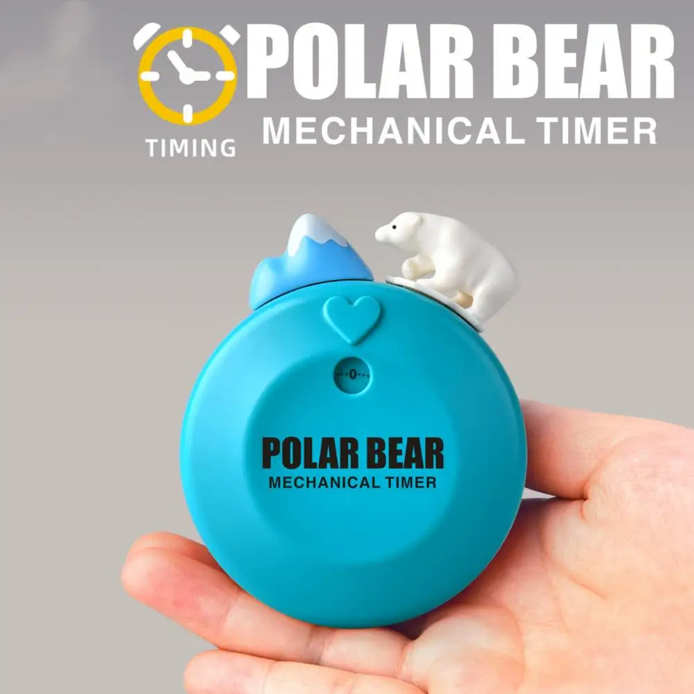 

Countdown Timer Reliable Convenient Creative Polar Bear Studying Timer Household Supplies Studying Timer Digital Timer