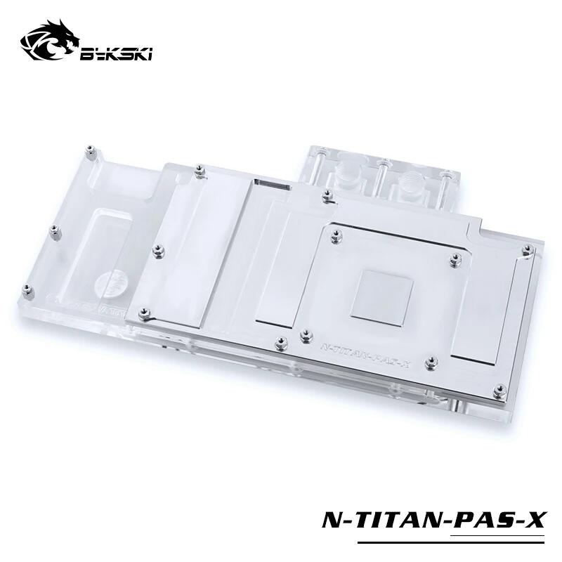 

Блок водяного охлаждения Bykski N-TITAN-PAS-X Gpu для NVIDIA GTX TITAN XP/X-Паскаль/GTX1070/1080/1080TI Founder/блок с полным покрытием