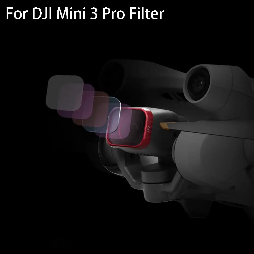 

Для DJI Mini 3 Pro светофильтр снижение светильник регулируемая камера дрона карданный Объектив Оптический стеклянный фильтр Защитная пленка