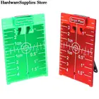 Пластина для лазерной мишени для зеленогокрасного лазерного уровня 11,5 см х 7,4 см, может быть магнитнойудерживатьвисеть на стене и полу, 1 шт.