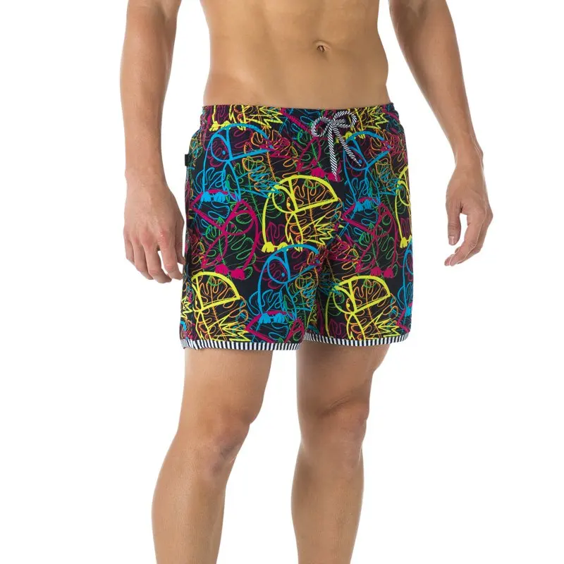 

Uglies Men's 5" Shorty Boardshort in Graffiti Jungle, Size XX-Large