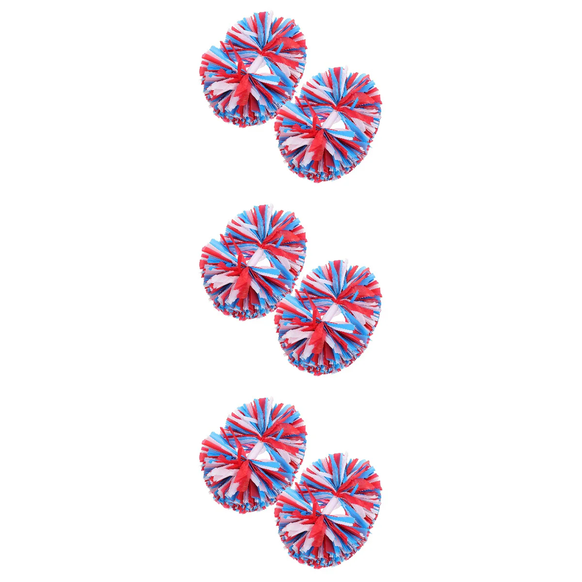 

6 Pcs Handheld Cheering Props Gymnastics Cheer Pompom Props for Sports Events