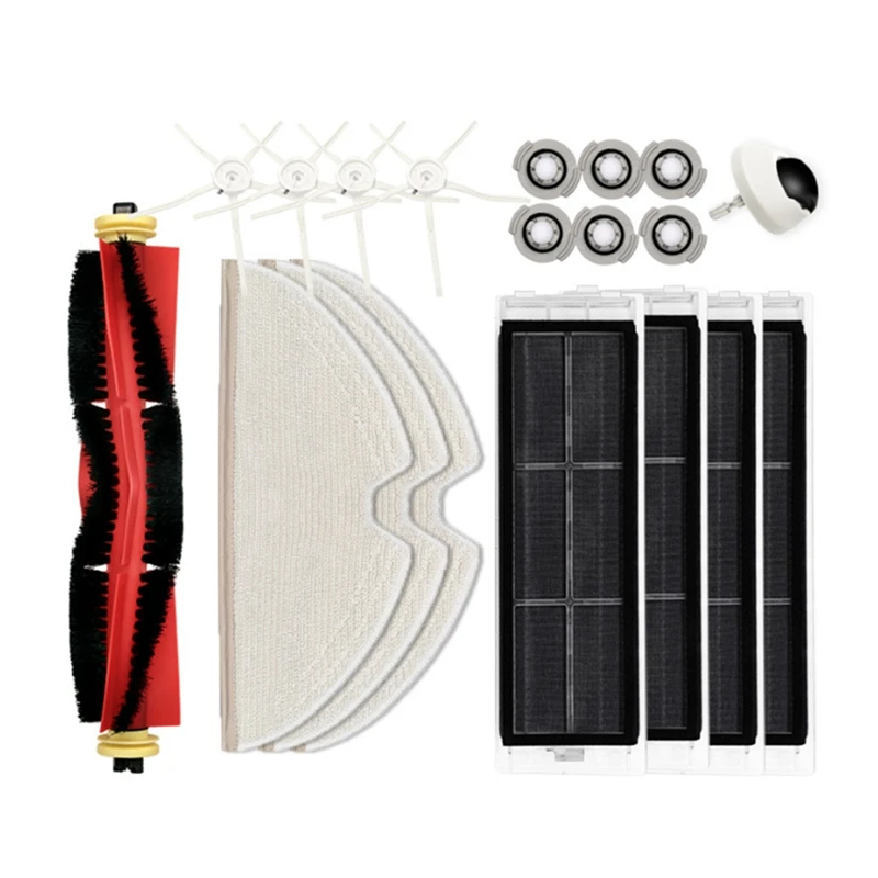 

Main Brush Side Brush Hepa Filter Mop Cloth Vacuum Cleaner Roll Brush For Xiaomi Roborock S51 E25 E35