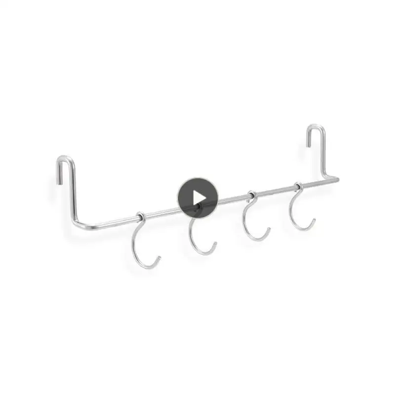 

For Towel Bag Keys Stainless Steel Rack Durable Camping Table Side Hanger Camping Equipment Supplies Heavy-duty Organizer