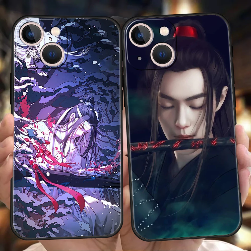 

BANDAI Mo Dao Zu Shi Luxury Phone Case Cover For iPhone 13 12 11 Pro Max 8 7 Plus X XR XS Max SE 2020 Mini Shockproof Soft Shell