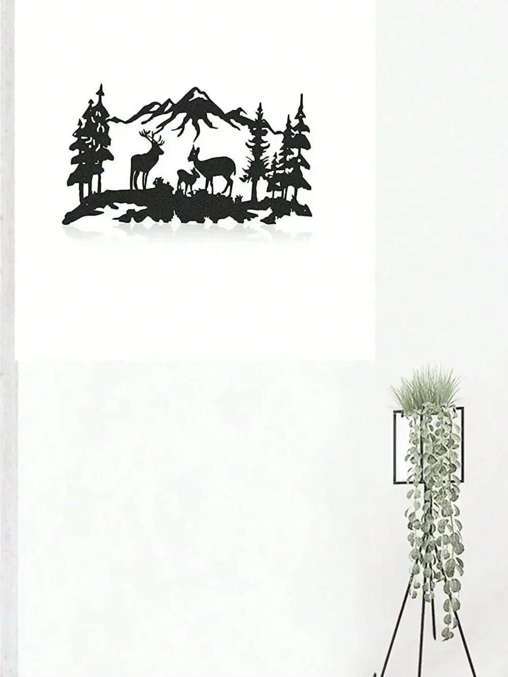 Вырезанный лазером знак оленя/медведя: для декора кабины и охоты. Деревенское