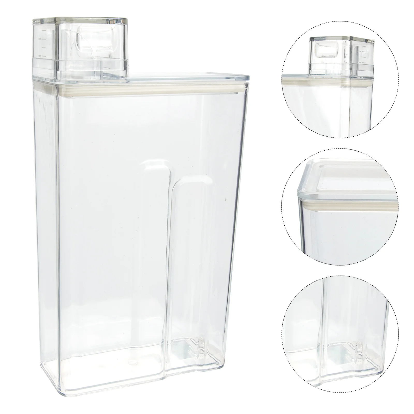 

Laundry Detergent Dispenser Containerbottle Soap Holder Liquid Room Softener Storage Beads Canister Fabric Containers Washing