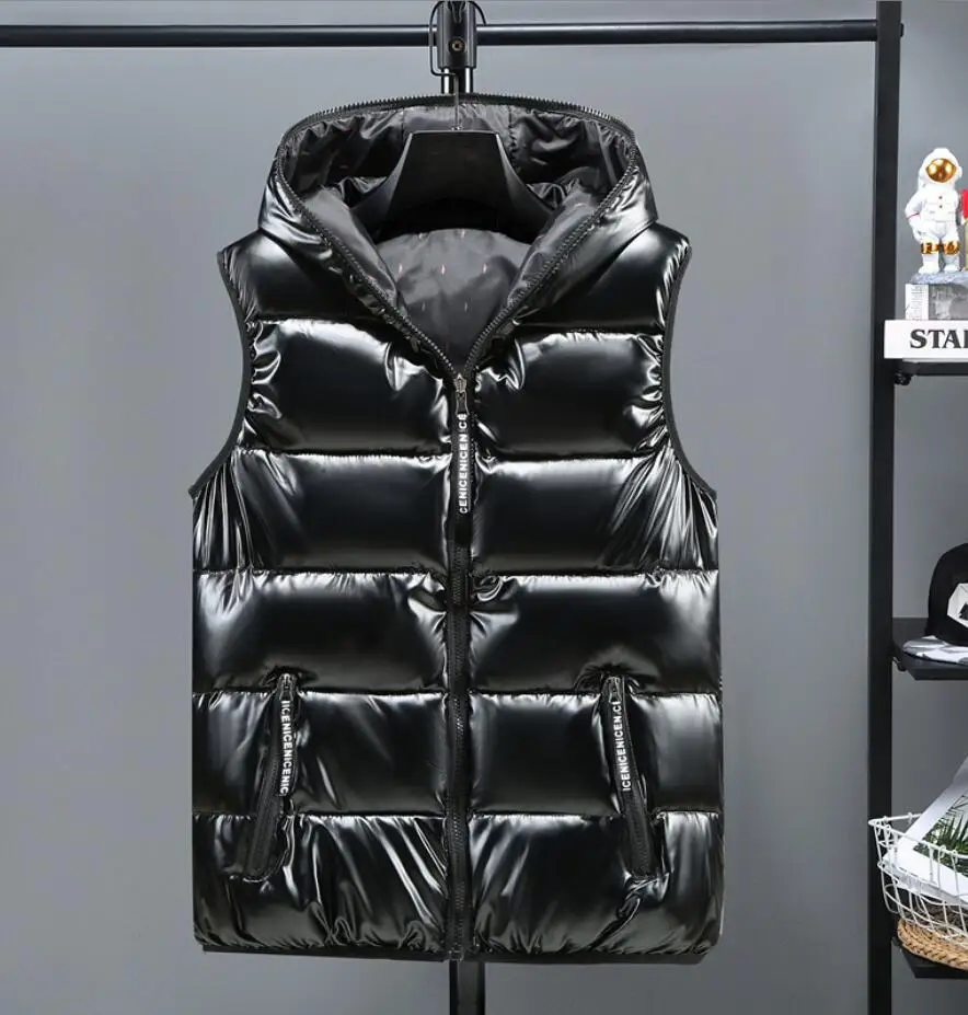 

Жилет мужской зимний с капюшоном, на хлопковой подкладке, 6XL