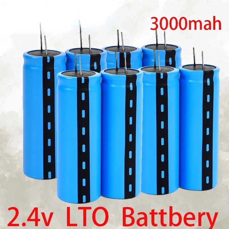 

2023Newest 2.4V 3000Mah Lto 23680 Lithium Titanate Mobile 15C Power Rechargeable Low Temperature Battery Cells 25000 Cycle Times