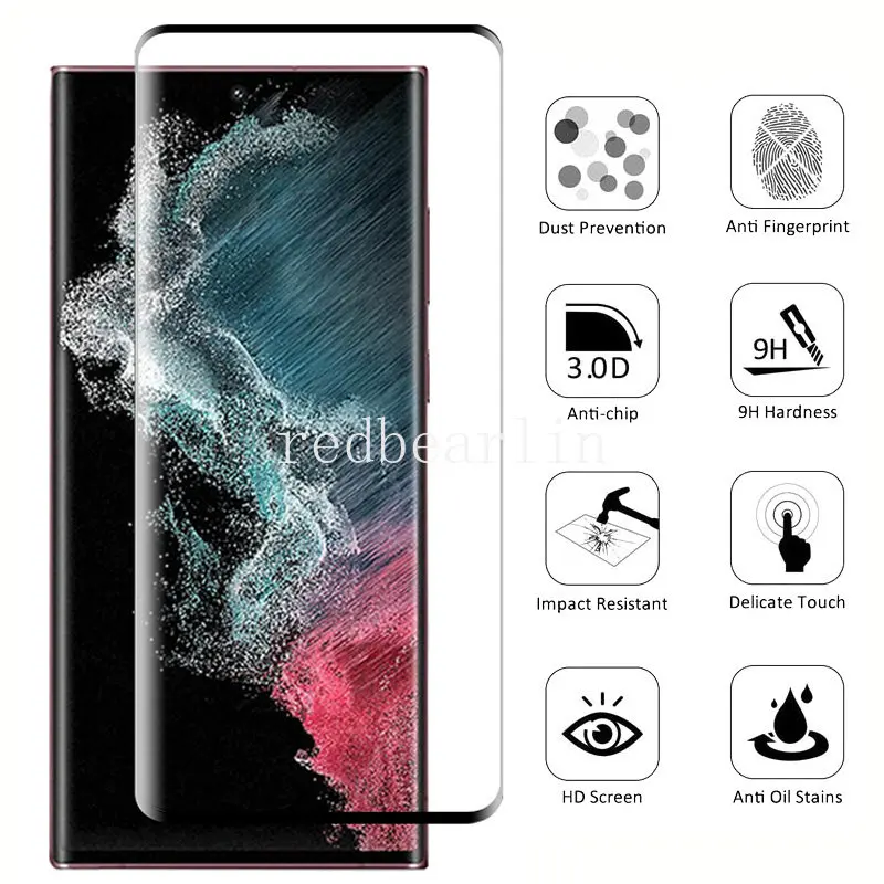 100Pcs Soft Ceramic Film Matte For Samsung S21 S23 Ultra S22 Plus S20 S10 S9 S8 Note 20 Full Cover Screen Protector Glass