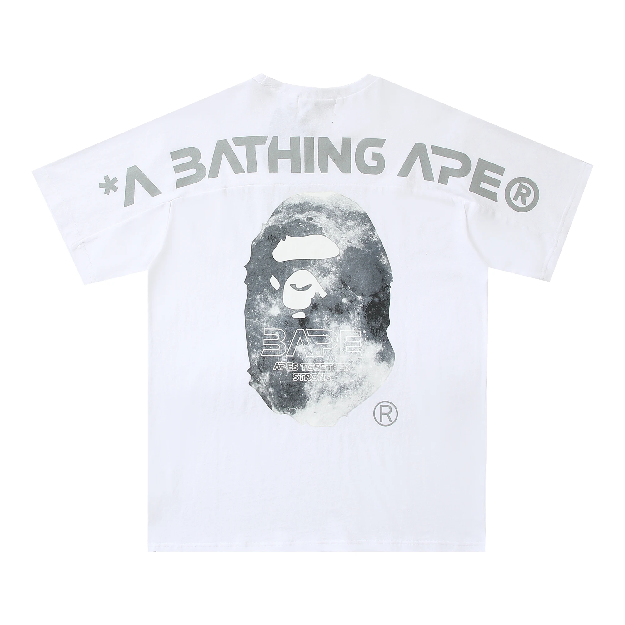 

New Bapes letter printing T shirt men's and women's casual sports short-sleeved wholesale 2023