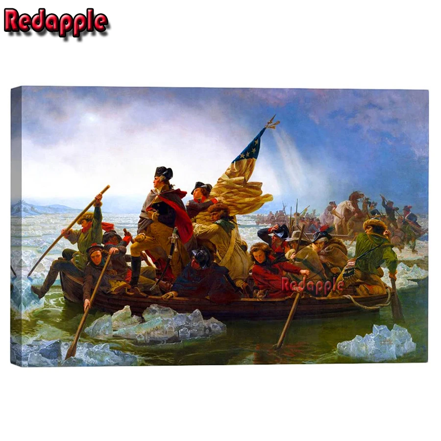 

Washington through Delaware Diamond Painting cross stitch new arrival Full Rhinestone Embroidery European character landscape