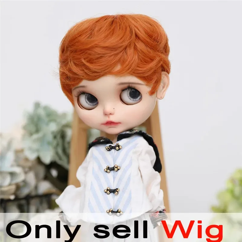 Фото Парик Blyth Qbaby Amydoll, 9-10 дюймов, короткие кудрявые светлые волосы №5