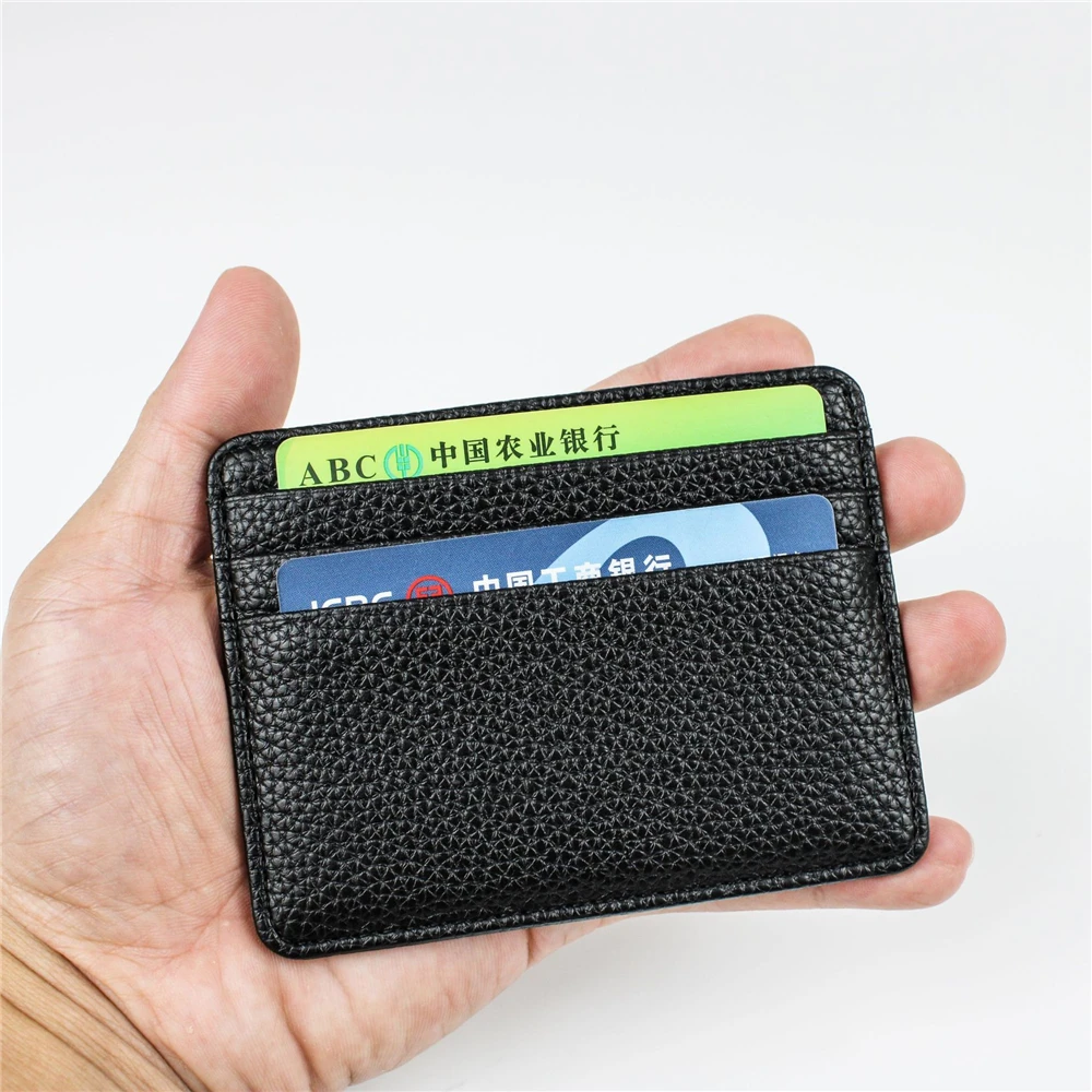 

Mini Portable Card Holder Men Women PU Leather Coin Card Storage Bag Student Bus Card Organizer Travel Leisure Credit ID Card
