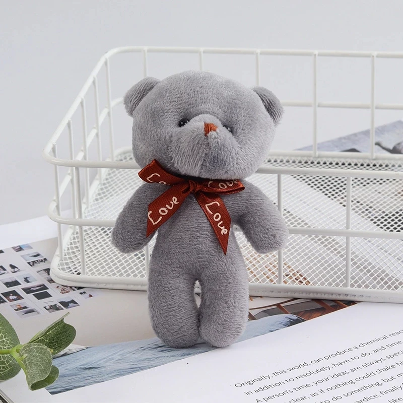 12 см кавайный мини плюшевый медведь игрушка подарок на свадьбу день рождения