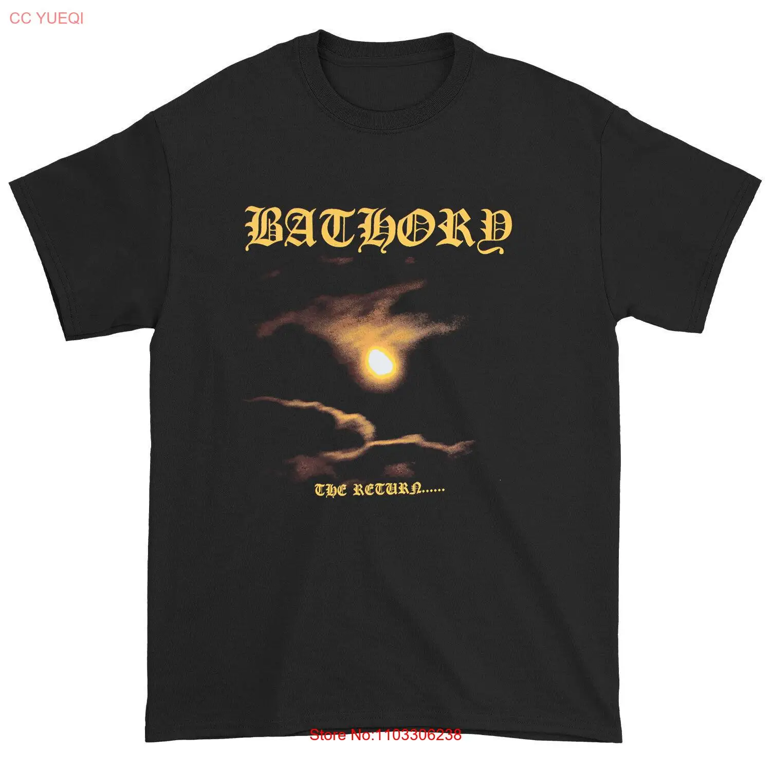 Мужская футболка Bathory The Return XX-Large черная