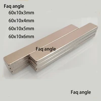 5pcs magnet n52 60x10x3456 mm super strong sheet neodymium magnetic rare earth magnets thickness permanent powerful aimants
