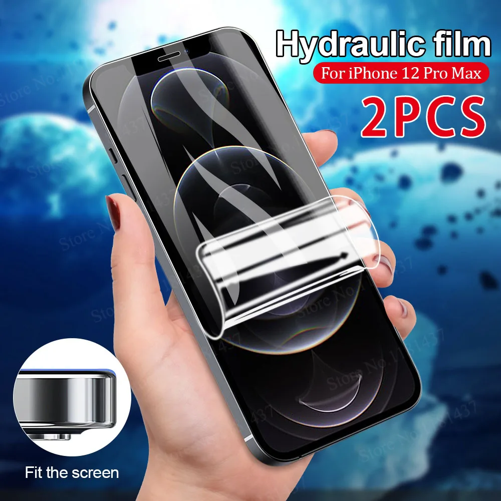 

Гидрогелевая мягкая пленка 2 шт. для iPhone 13, 12, 11 Pro, XS Max, полное покрытие, защита для iPhone 6, 6S, 7, 8 Plus, SE, 2020 X, XR, XS, не стекло