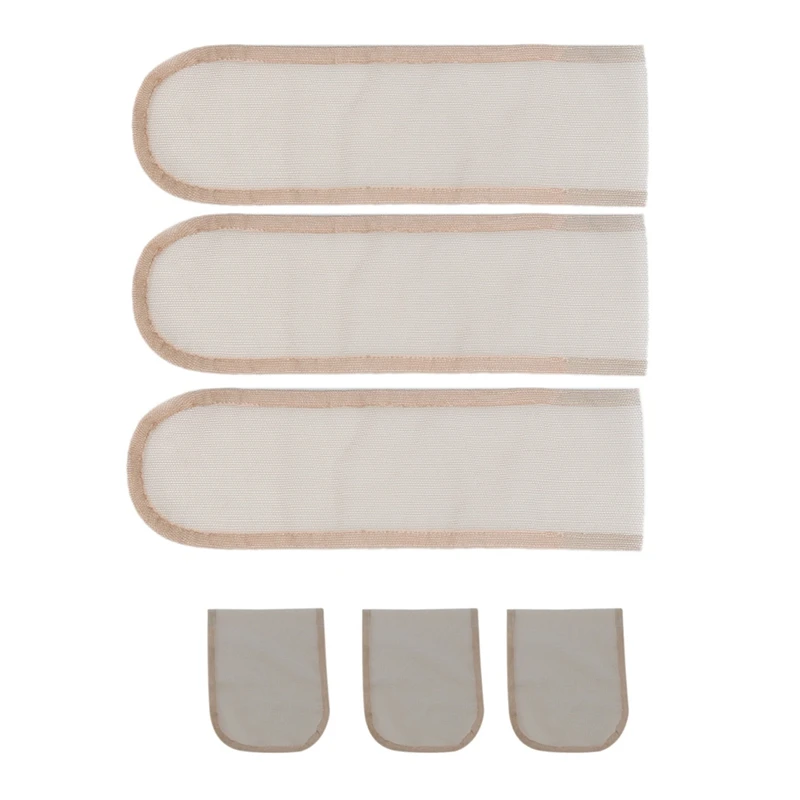 

6 шт., сетка для париков, 4 х4 и 2 х6 дюймов