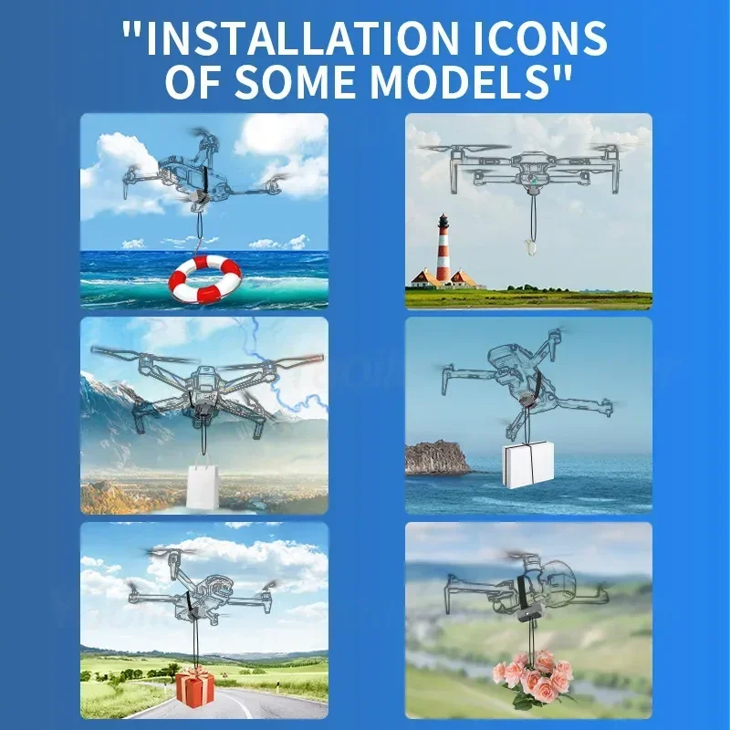 Система дрона Airdrop для DJI Mini 4K/Mini 4 Pro/Air 3/Mini 3 Pro/Mavic 3/Mavic Pro