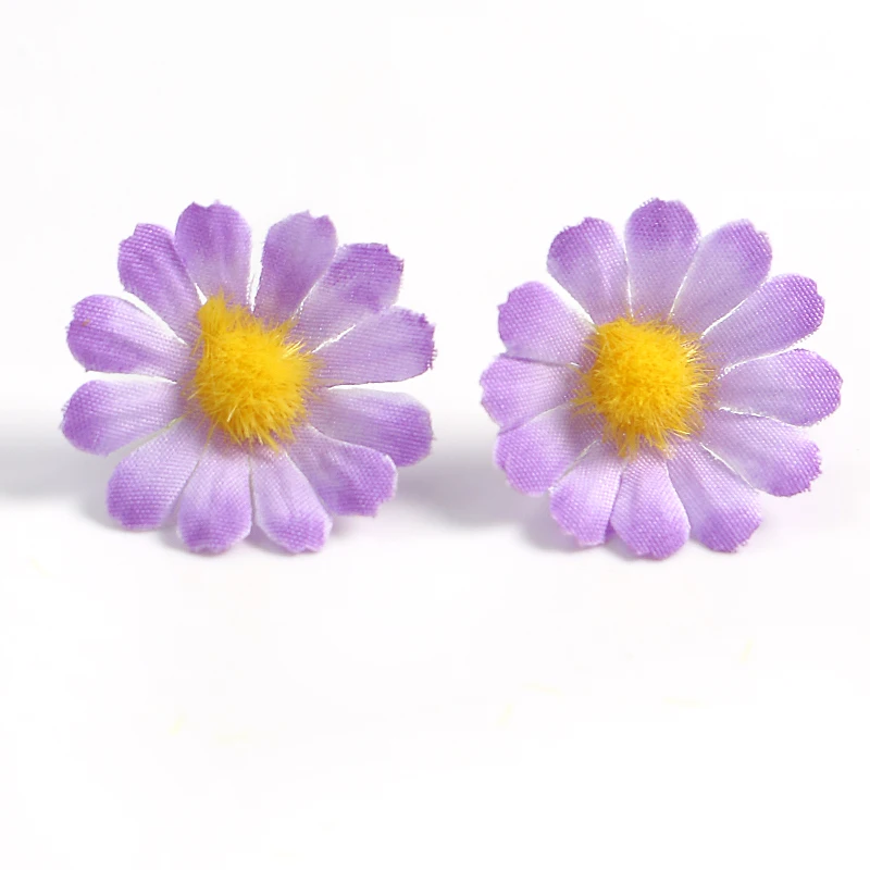 50/100 шт. Мини искусственные ромашки из шелка