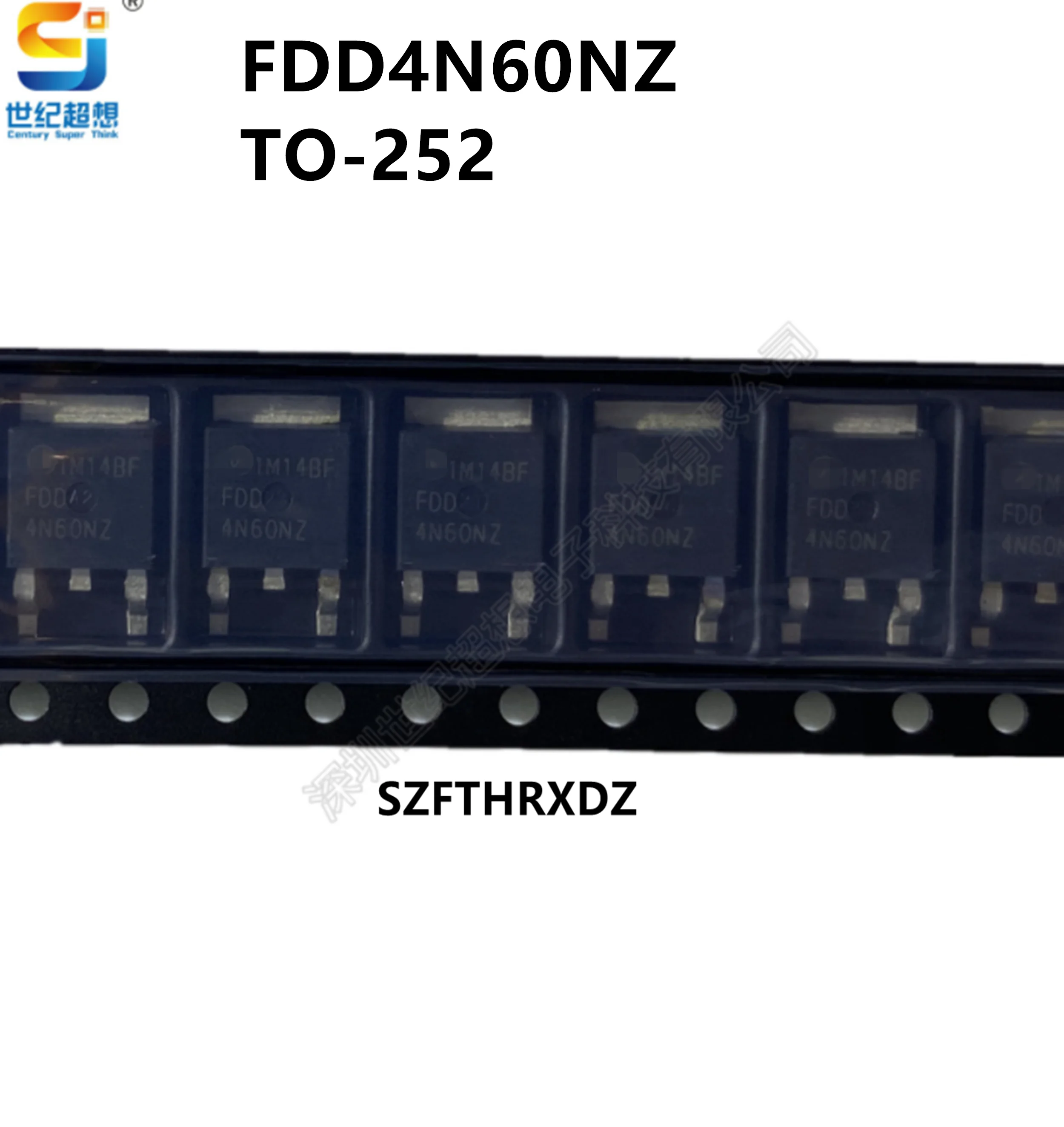 

10pcs 100% New Imported Original FDD4N60NZ 600V 3.4A FDD8N50NZTM T 500V 6.5A TO252