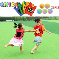 outdoor kids sport game props vest sticky jersey vest game vest waistcoat with sticky ball throwing toys for children sports toy