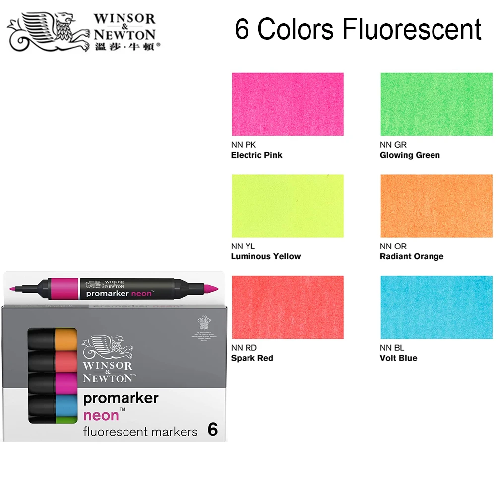 

WINSOR&NEWTON Профессиональные маркеры для рисования 6/12 цветов