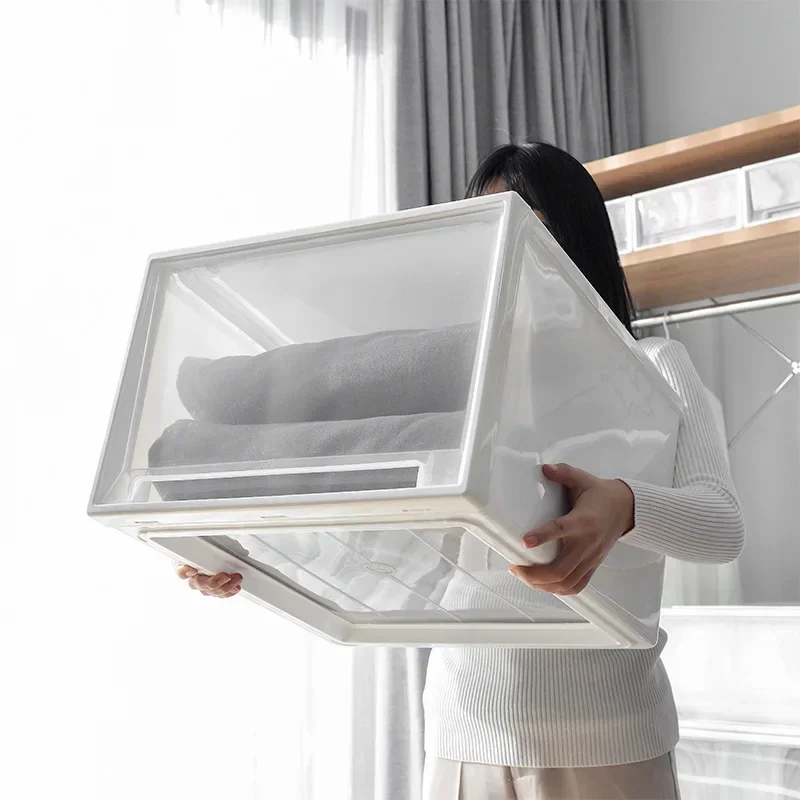 

2021 большой контейнер для хранения детской одежды, пластиковый шкаф для хранения, толстая одежда