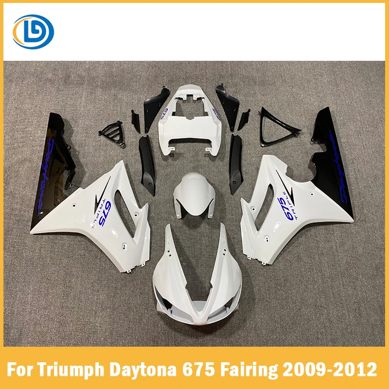 

Motorcycle Fairing Set Body Kit Plastic For Triumph Daytona 675 2009 2010 2011 2012 Accessories Full Bodywork Black Cowl